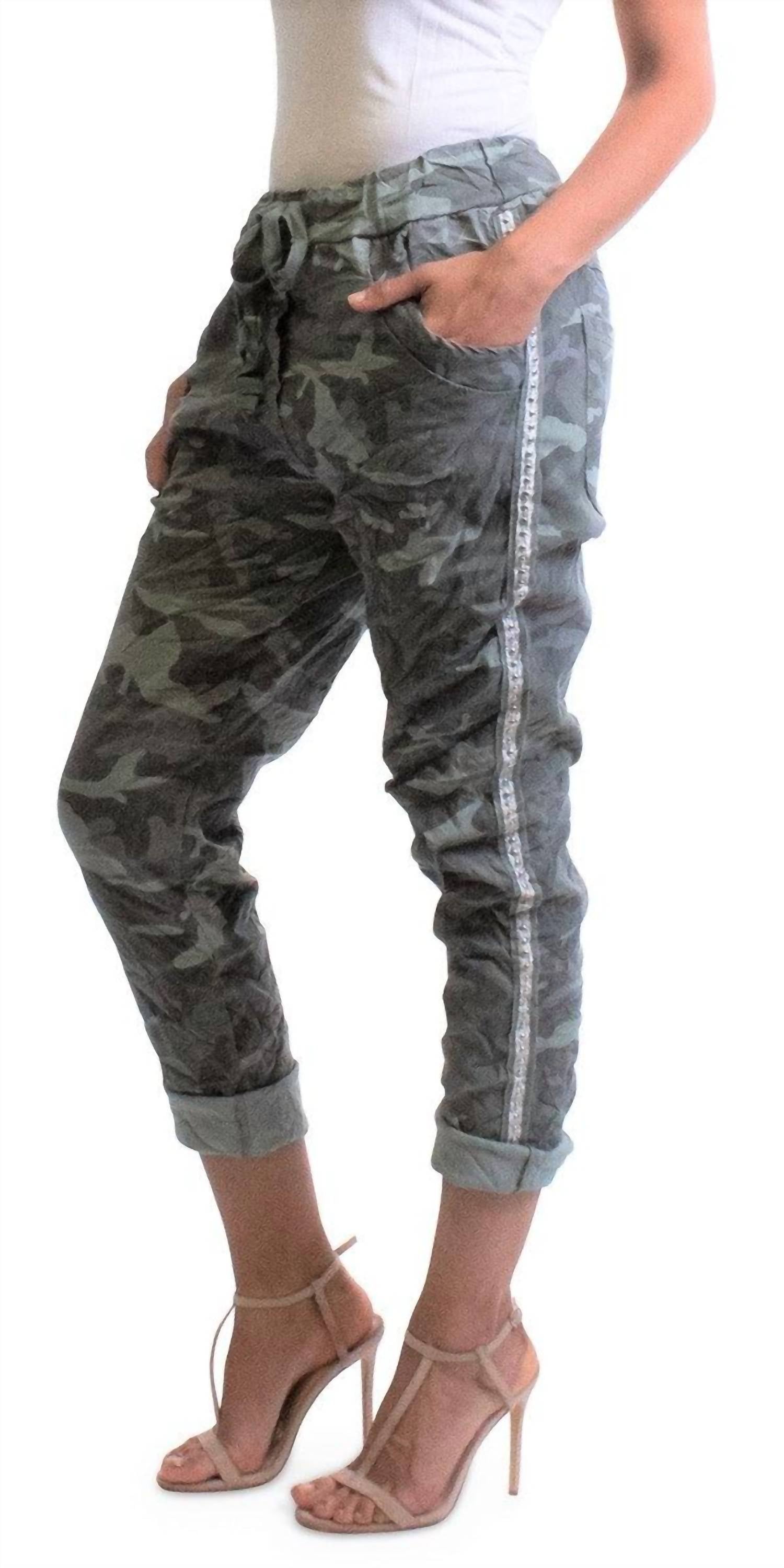Gigi Moda - Caterina Camo Slim Pants