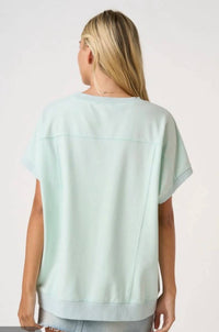 Mittoshop - Jesus Loves You Patchwork Oversized Top