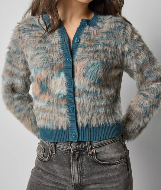 Lilla P - Brushed Crewneck Cardigan