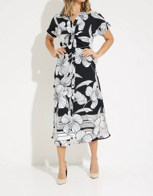 Joseph Ribkoff - Floral Shirt Dress