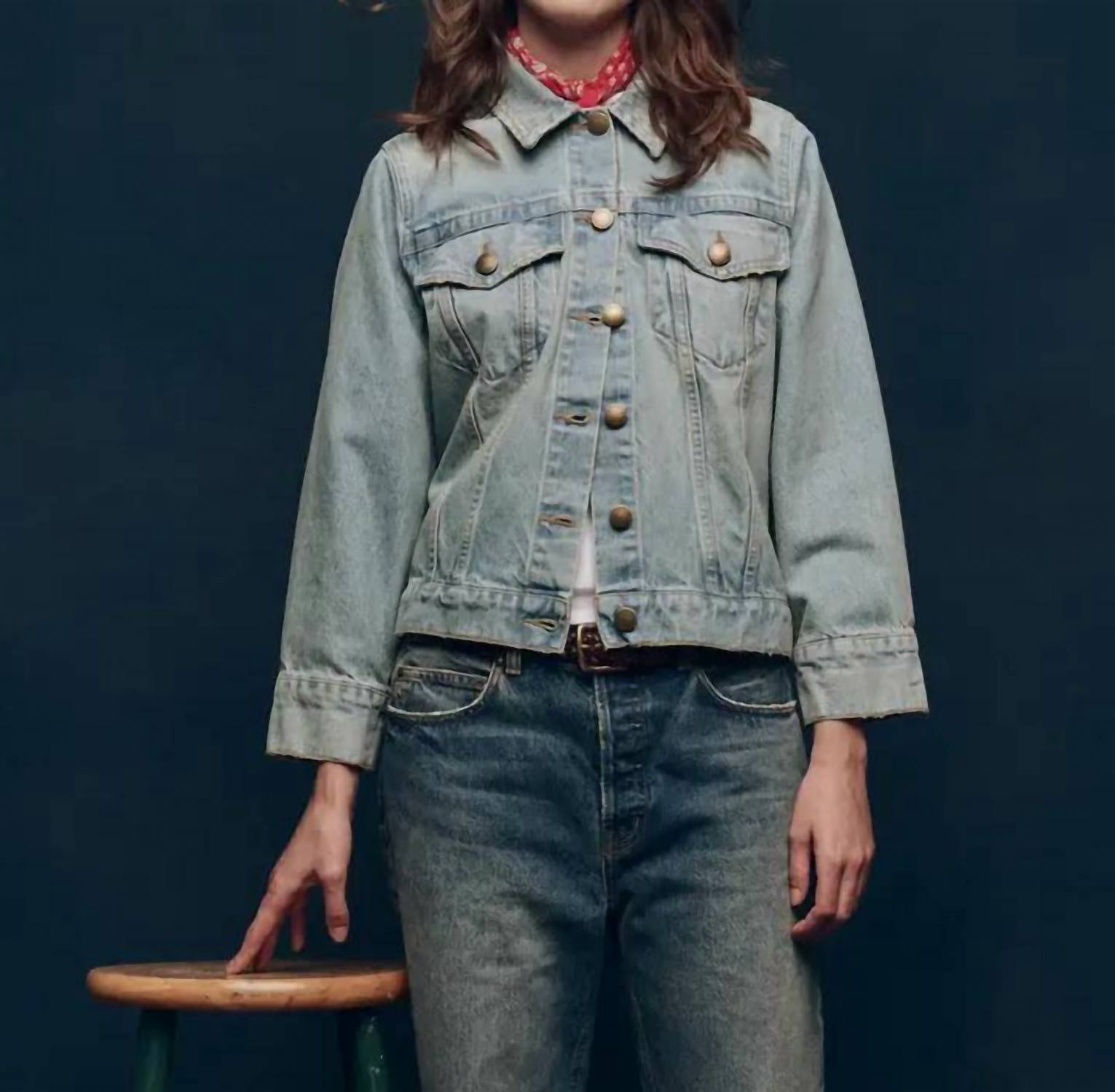The Great. - Slouchy Jean Jacket