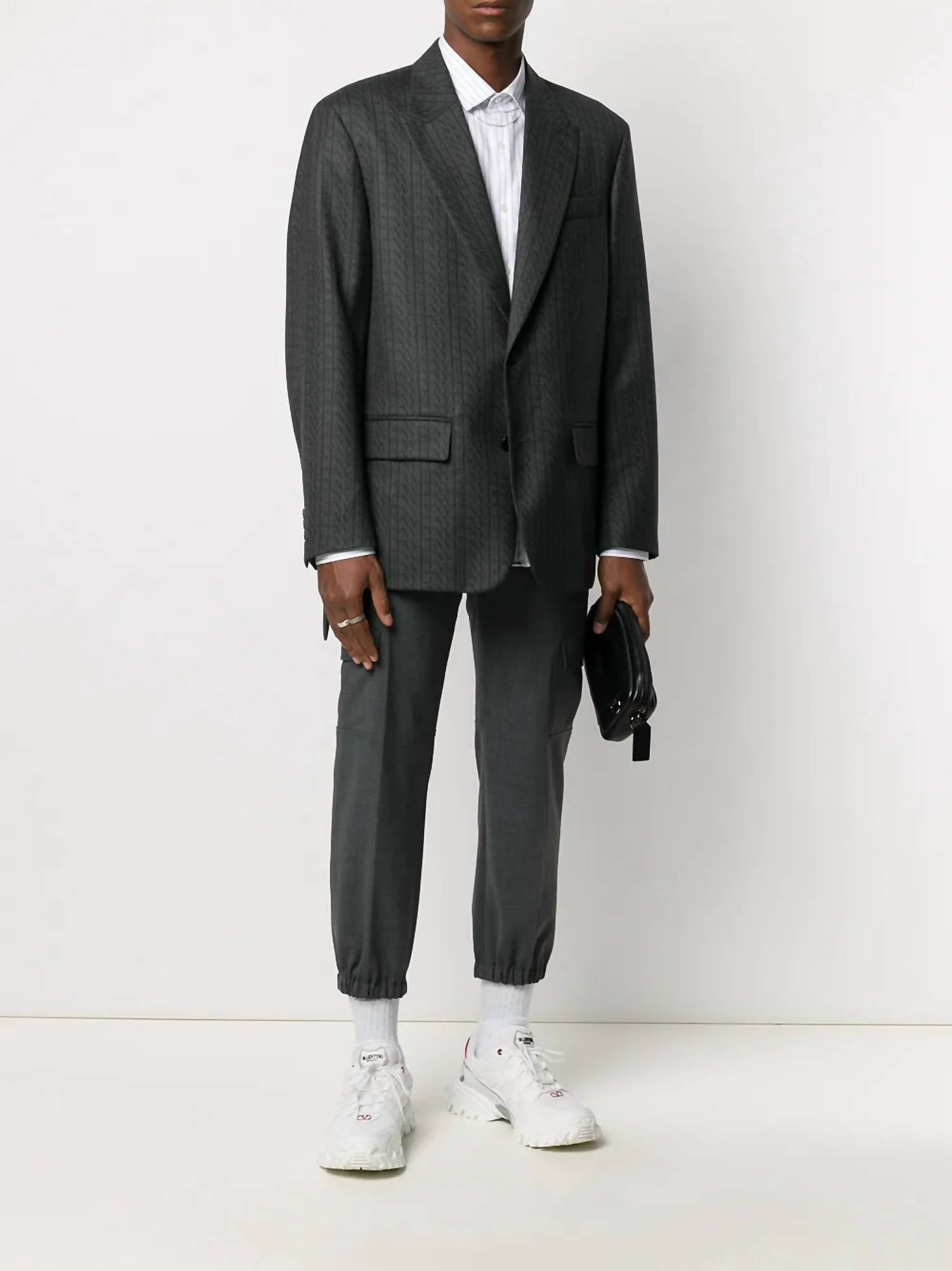 Valentino - Print Single Breasted Blazer