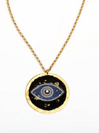 Avenue Chic - Women's Evil Eye Pendant Necklace