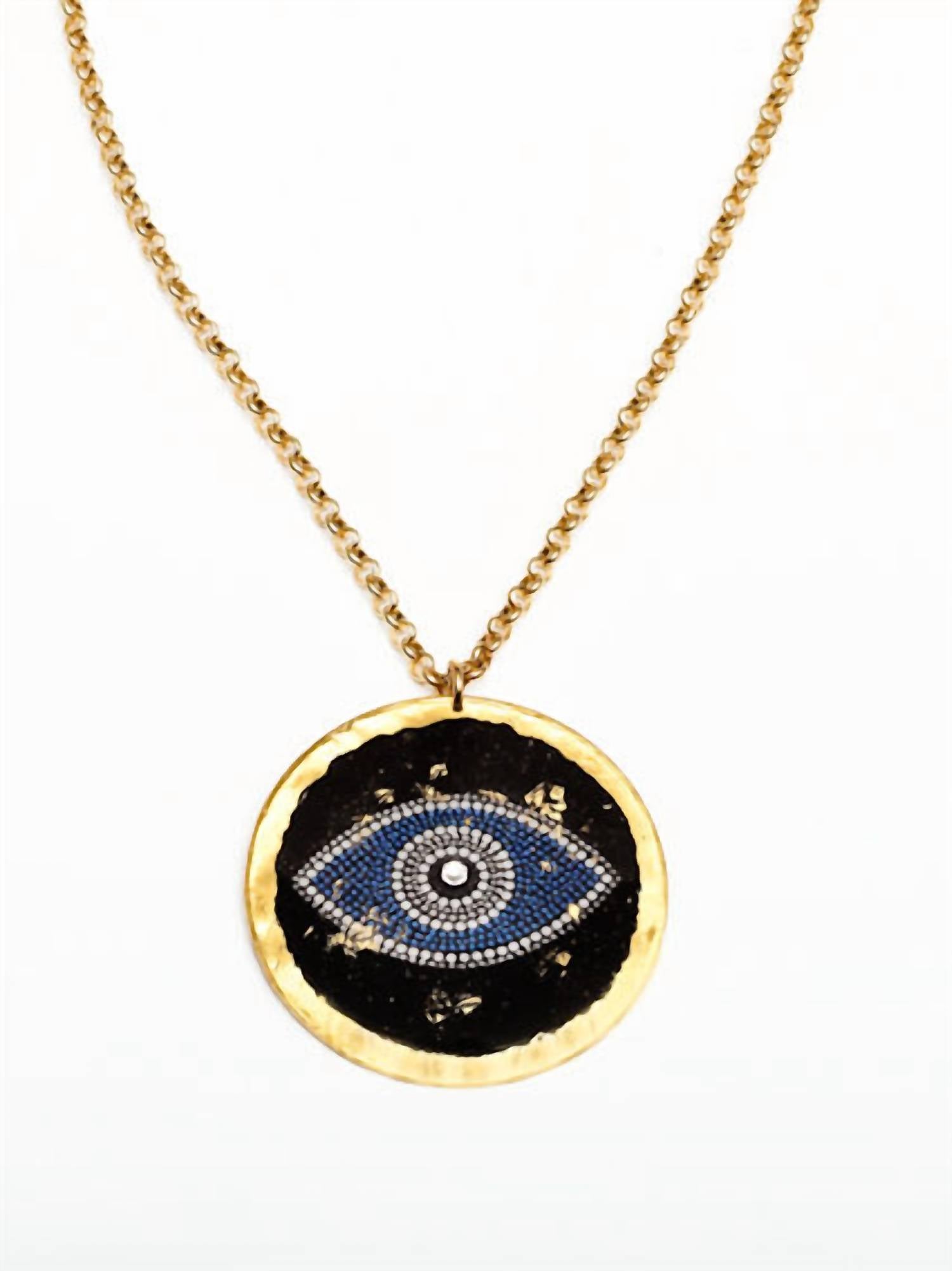 Avenue Chic - Women's Evil Eye Pendant Necklace