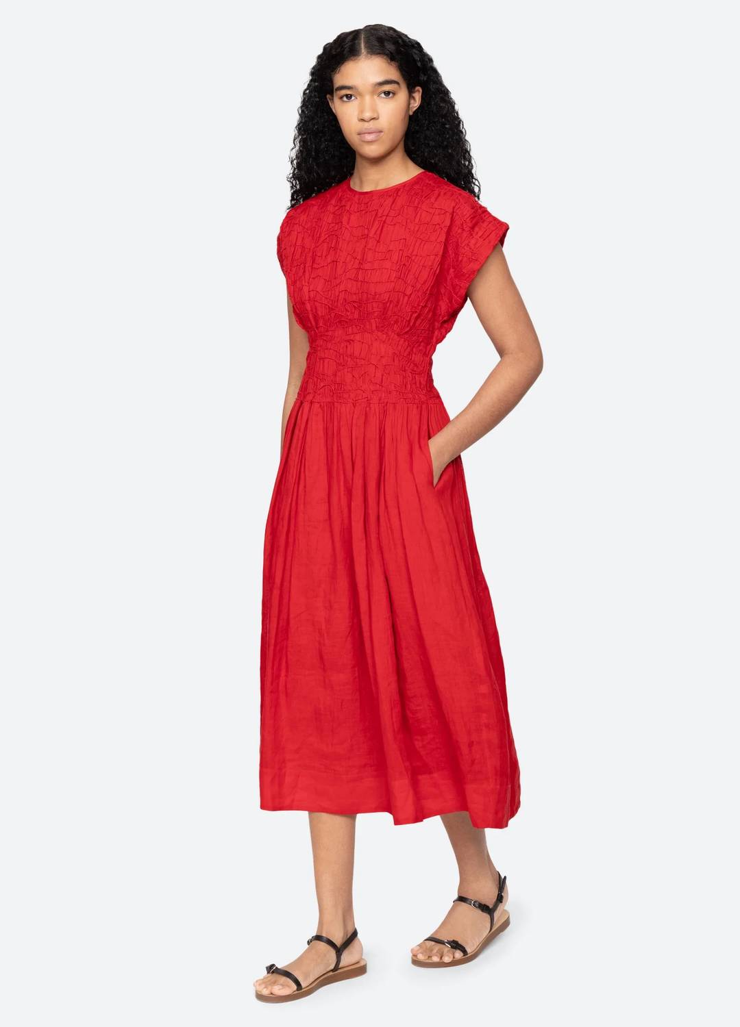 Sea - Imogen Solida Midi Dress