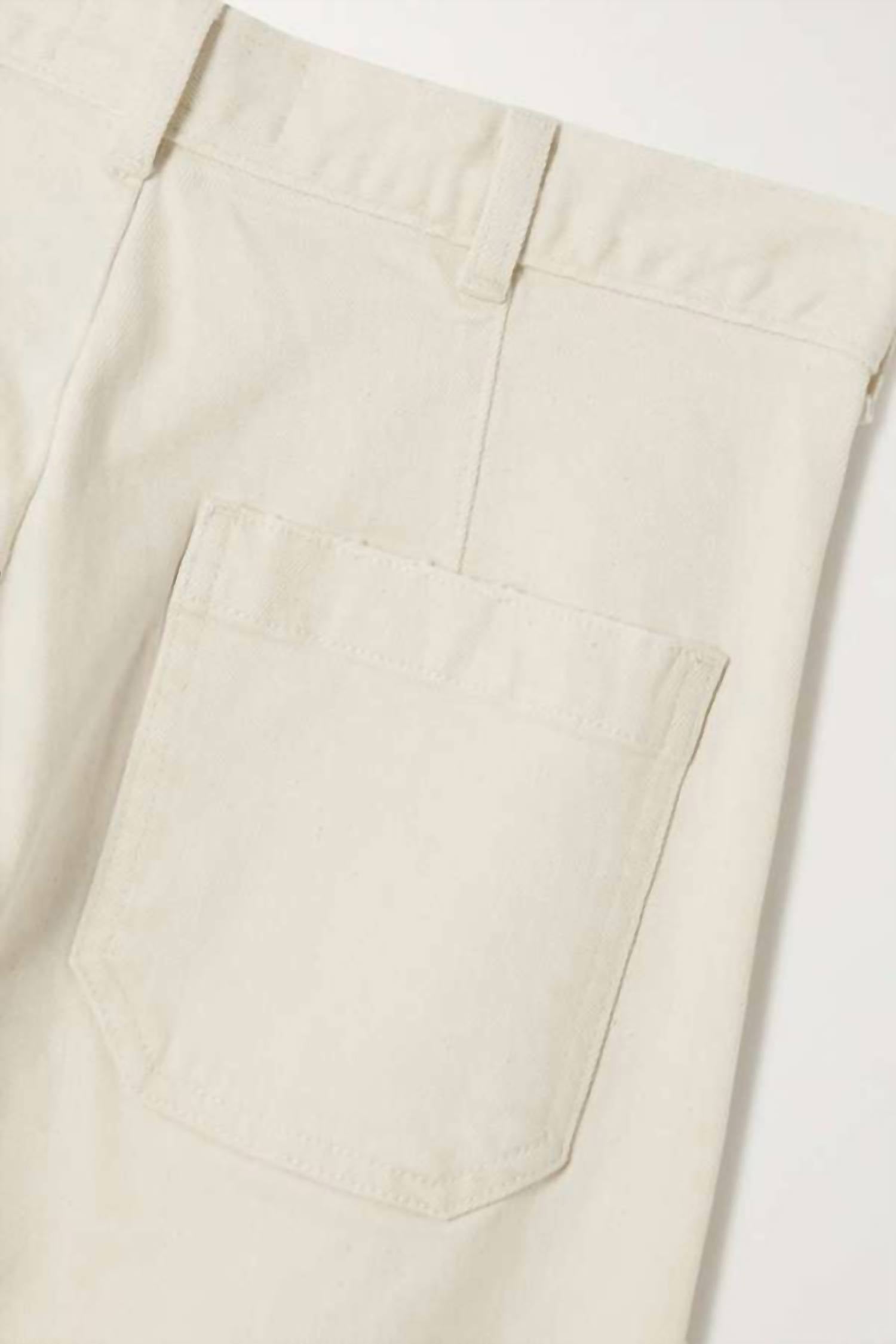 THE GREAT. Seafair Wide Leg Jeans in vintage stone - women's jeans - view 5