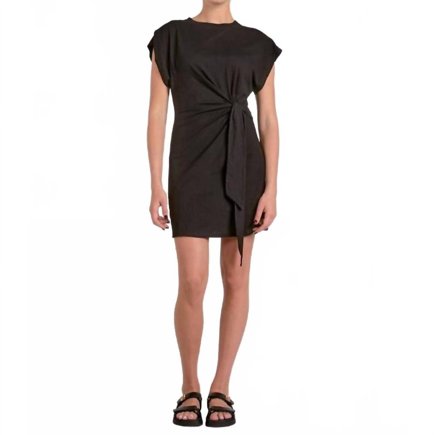 Elan - Side Tie Mini Dress