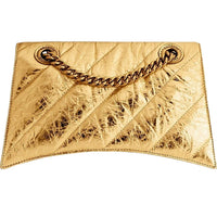 Balenciaga - Women's Crush Quilted Leather Mini Crossbody Bag