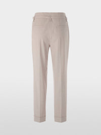 Marc Cain - FAQUS Trouser with high waist and belt City Tour theme