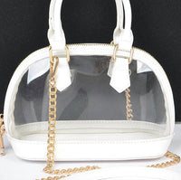 3Am By H&D Accessories - Women's Pvc Top Handle Crossbody Zip Bag