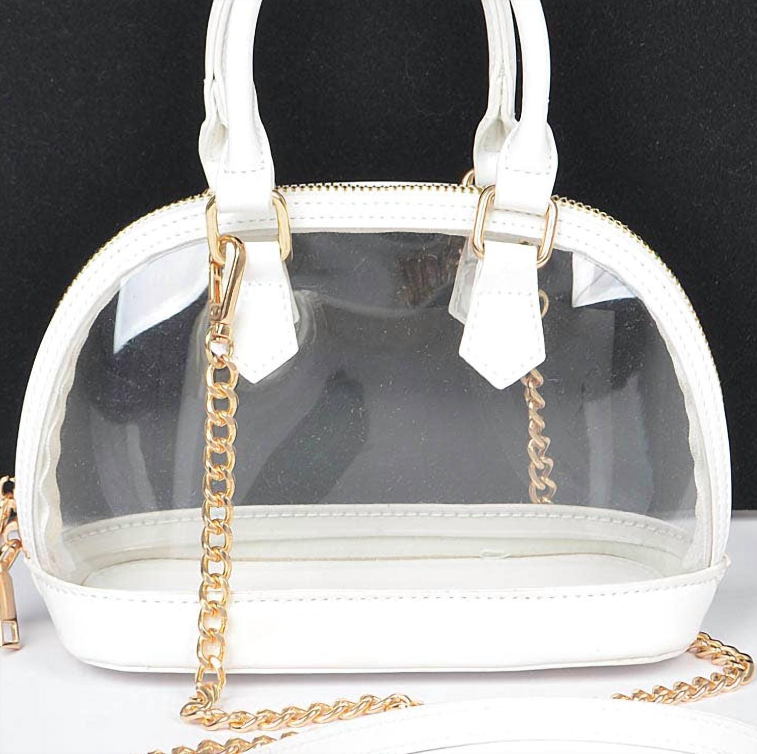 3Am By H&D Accessories - Women's Pvc Top Handle Crossbody Zip Bag