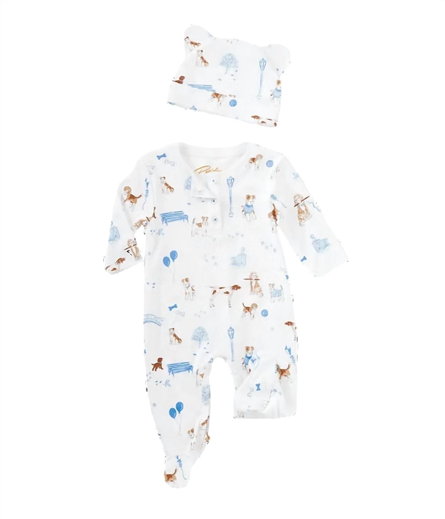 Petidoux - Baby's Dog Onesie Footies