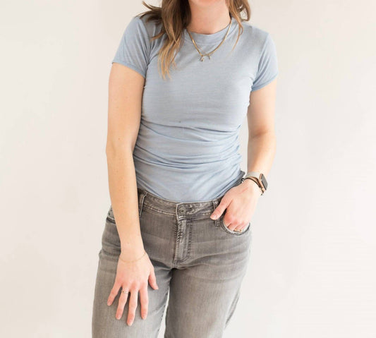 Project Social T - Izzie Rouched Baby Tee