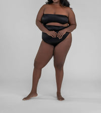 Good American - SATIN SIDE TIE CUT OUT SWIMSUIT