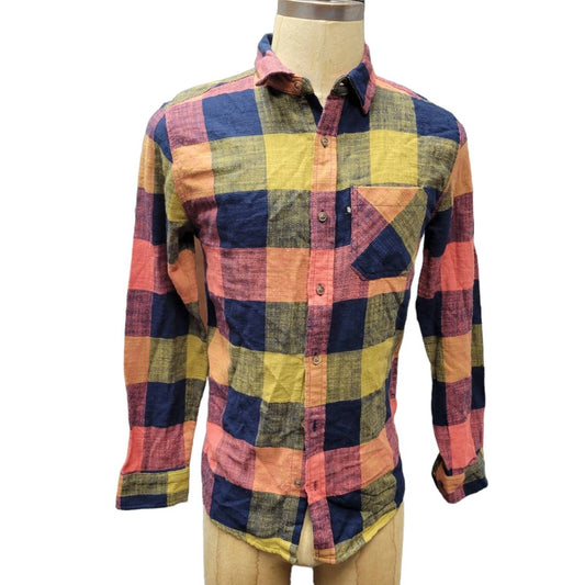 Junk Food - Men's Long Sleeve Plaid Shirt