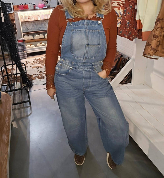 So Me - Denim Bib Overalls