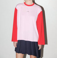 Kkco - Contrast Long Sleeve Box Tee
