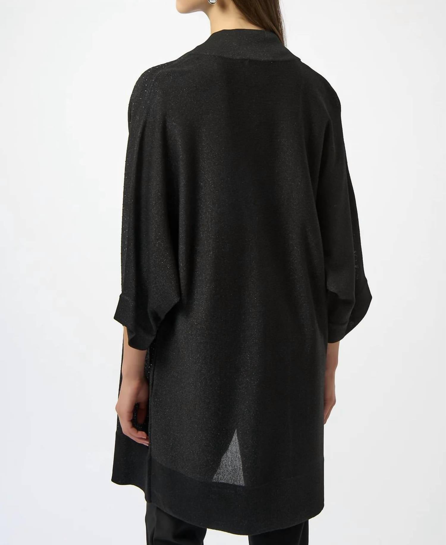 Joseph Ribkoff - Embellished Bouclé Open Front Cardigan
