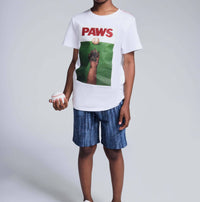 Appaman - Boy's Dog Paws Graphic Short Sleeve Tee