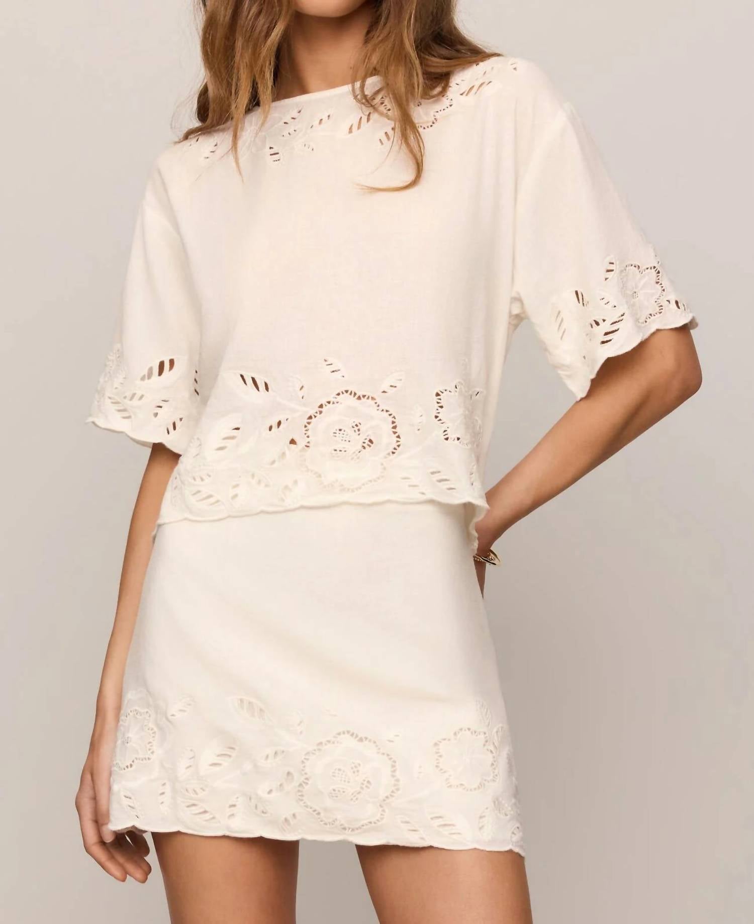 Z Supply - Daya Embroidered Top