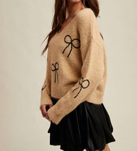 Wishlist - Elana Bow Embellished Sweater