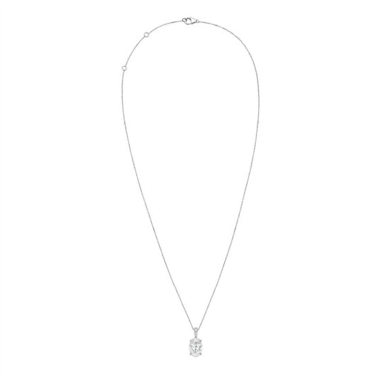 Diana M Jewels - Women's Lab Grown Diamond Solitaire Pendant Necklace