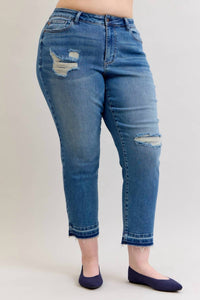 Judy Blue - Bf Patch & Repair Jeans