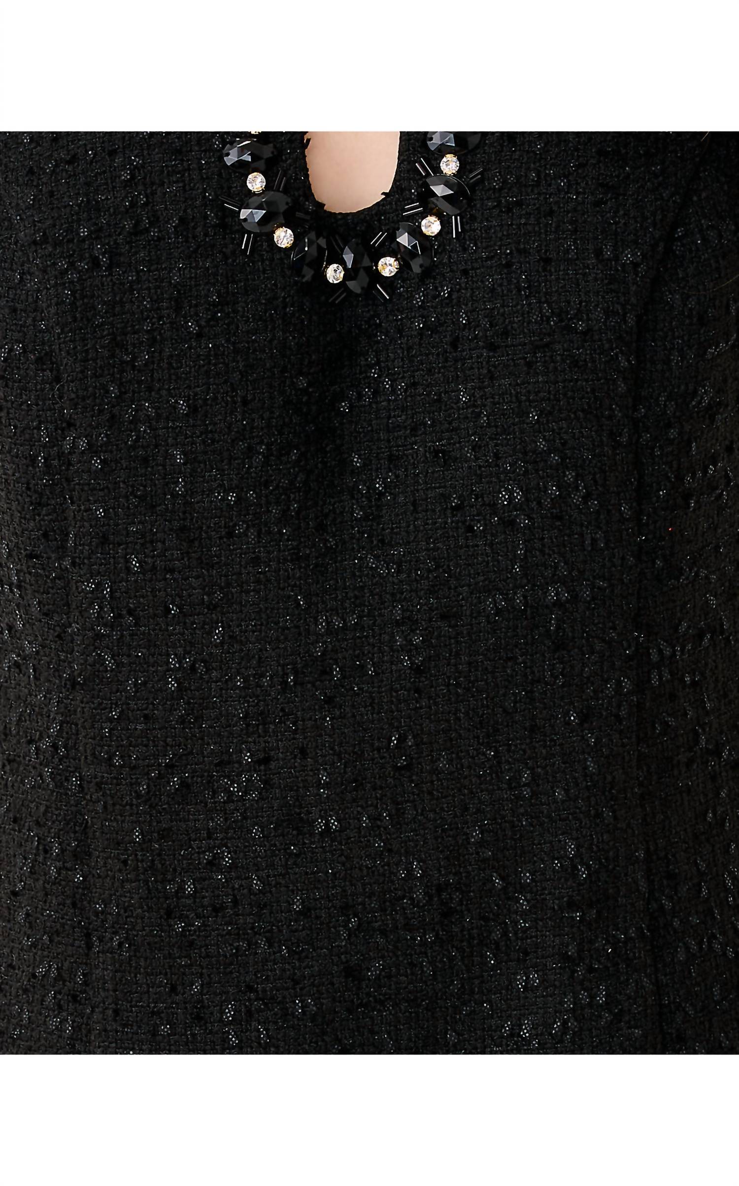 Lilly Pulitzer Emmylou Boucle Dress in noir chic chick boucle - women's dress - view 6