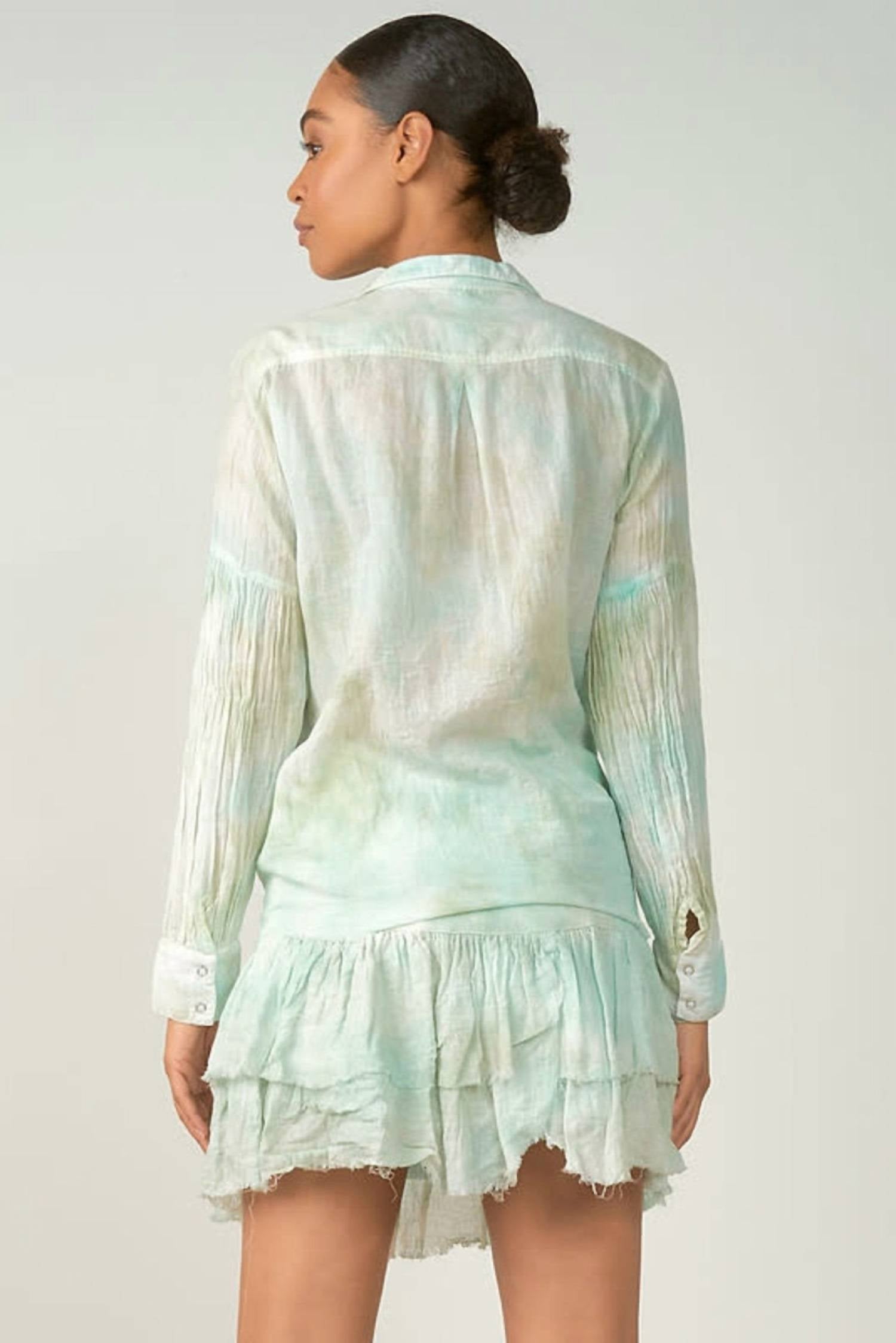 Elan - Long Sleeve With Front Ties Top