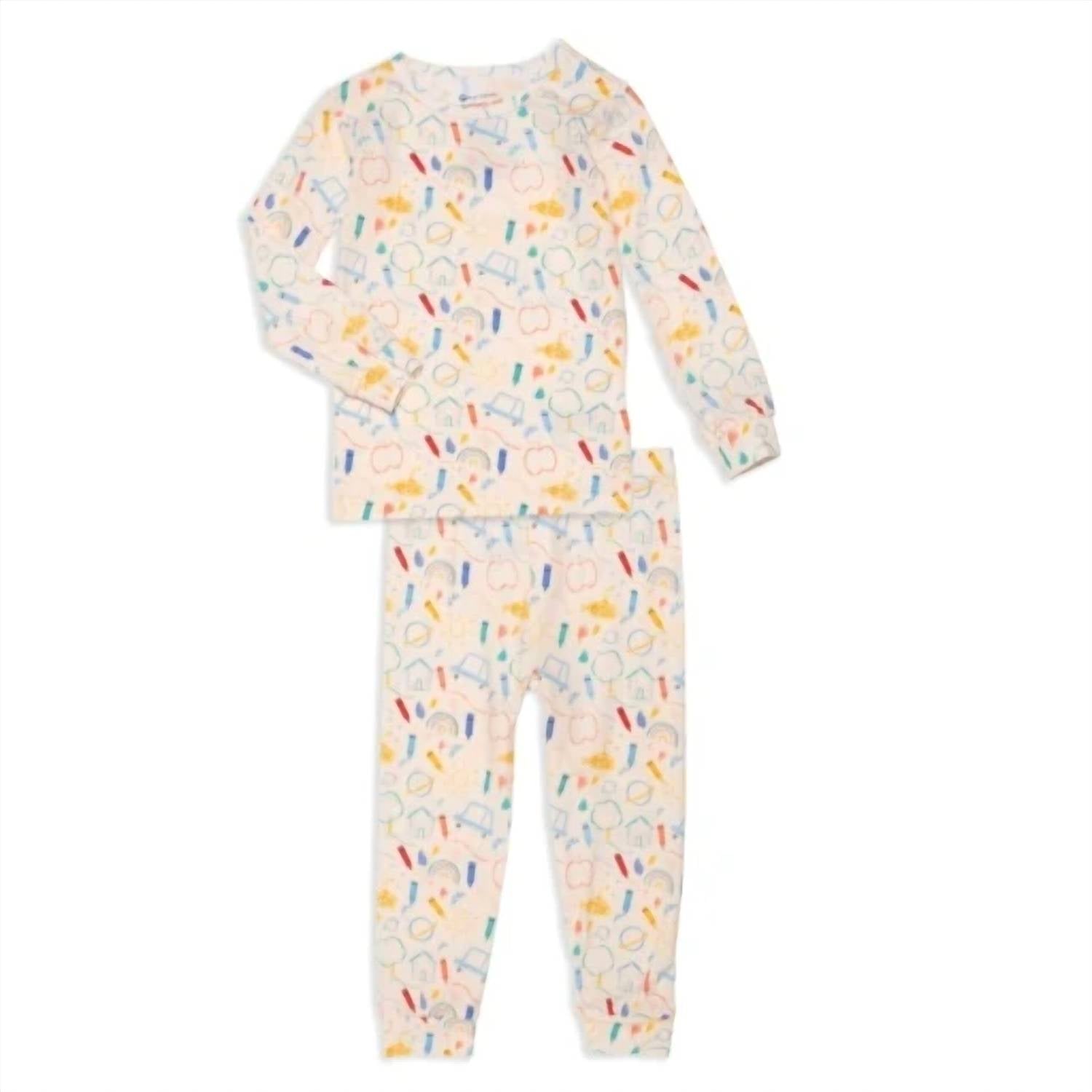 Magnetic Me - Kids' Doodle Pop Pajama Long Sleeve Set