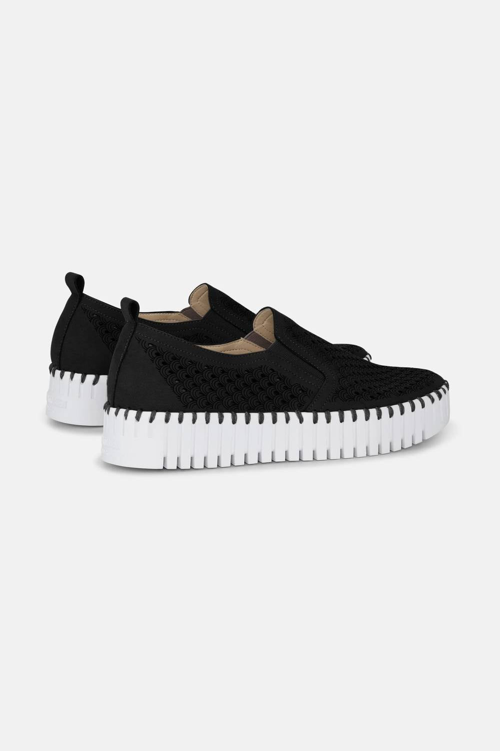 Ilse Jacobsen Women's Tulip 141 Platform Slip On Shoes in black - women's sneaker - alternate view