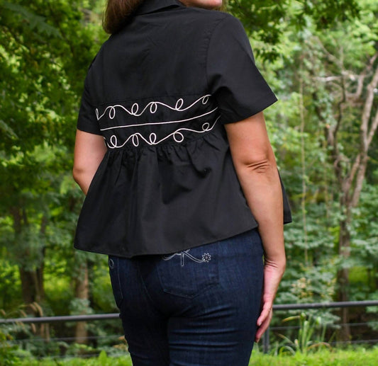 2Flyco - Women's Lariat Peplum Top