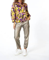 Esqualo - Laurel Retro Print Blouse