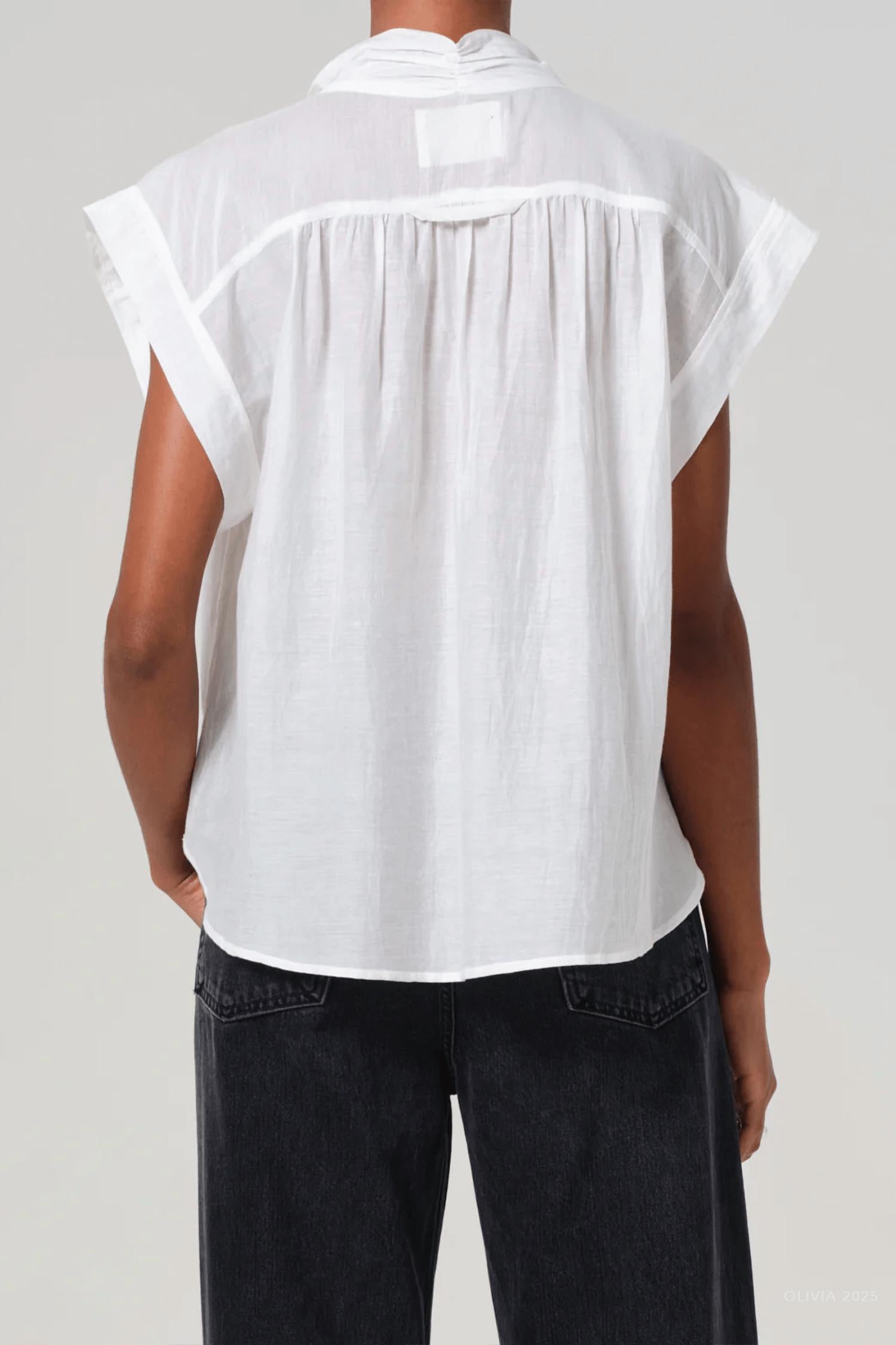 Citizens Of Humanity - Penny Blouse With Neck Tie