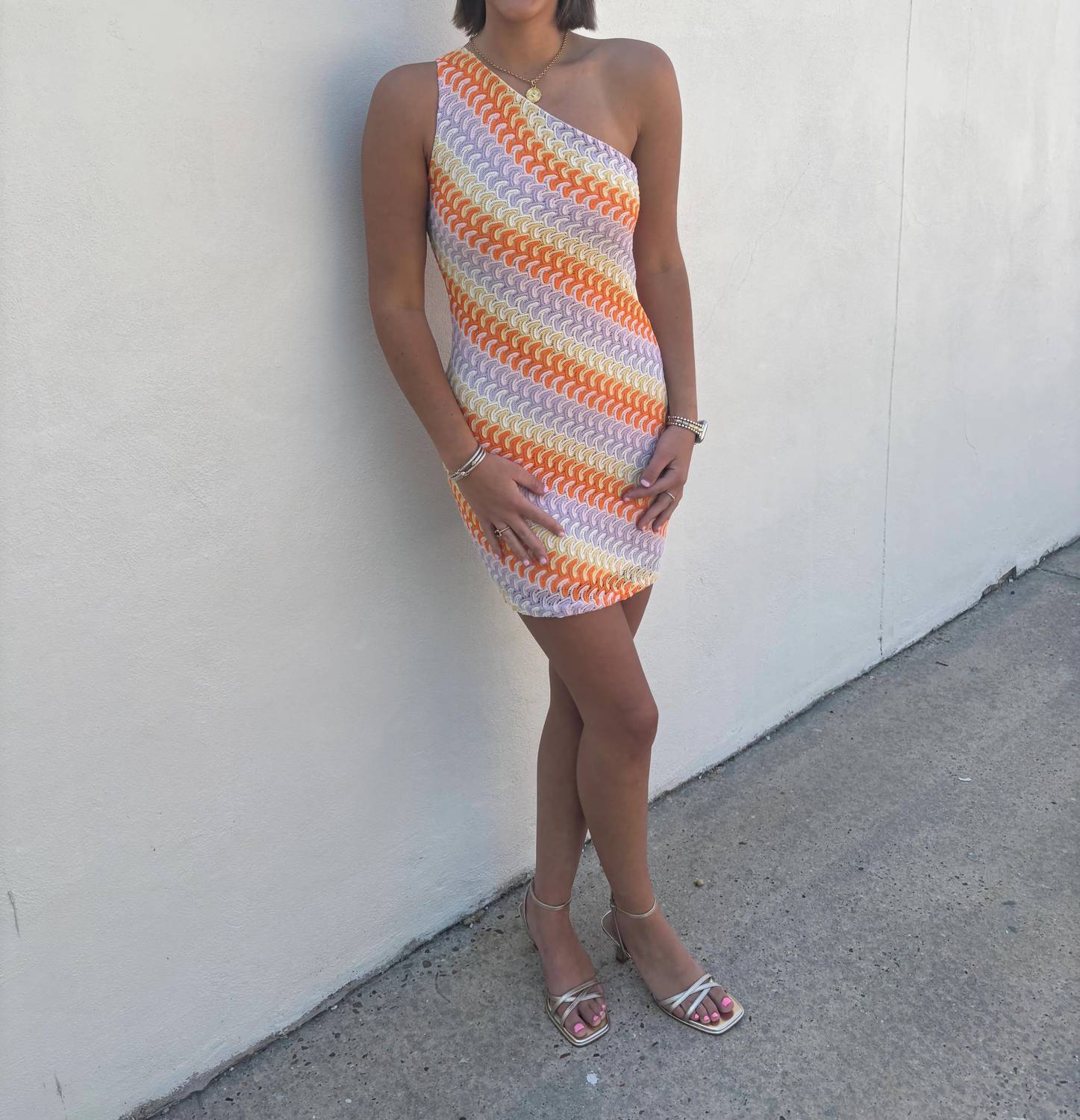 Lena - One Shoulder Mini Dress