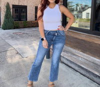 Risen - Alessia Crossover Straight Leg Jeans