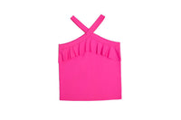 Mia - Girls' Flutter Crossover Top