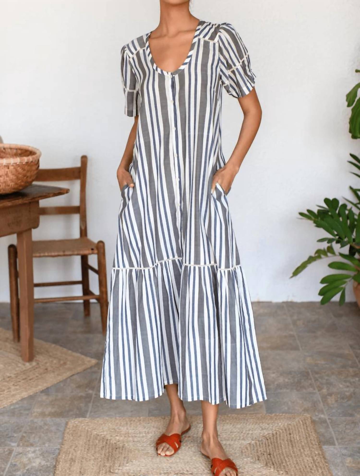 Emerson Fry - Lantern Midi Dress