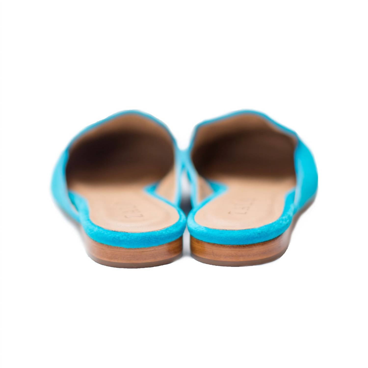House Of Zalo - Coral Velvet Mule