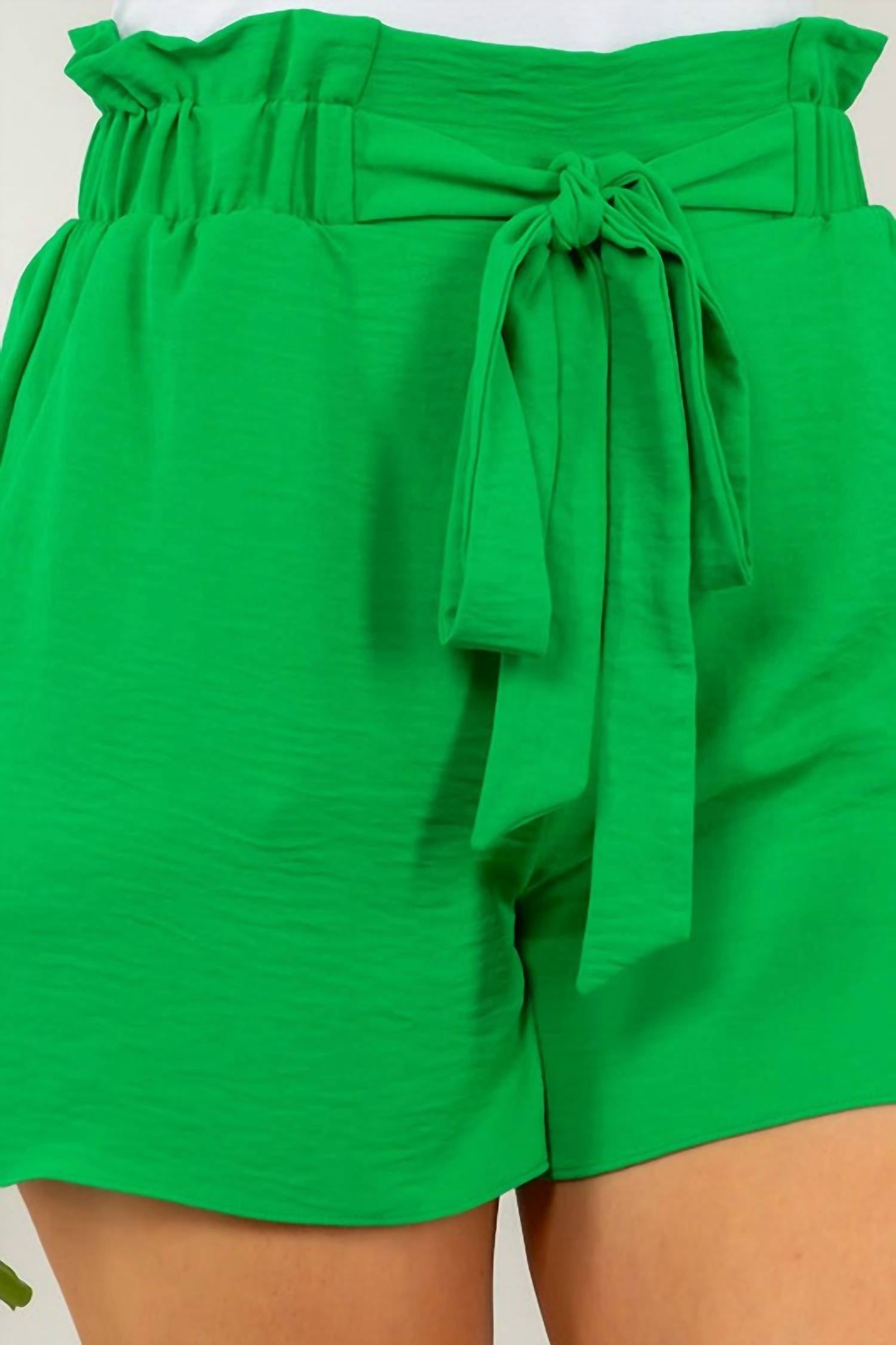 Spin - Tie Waist Pull On Shorts