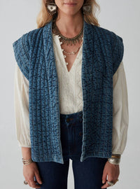 Maison Hotel - Elsa Quilted Denim Vest