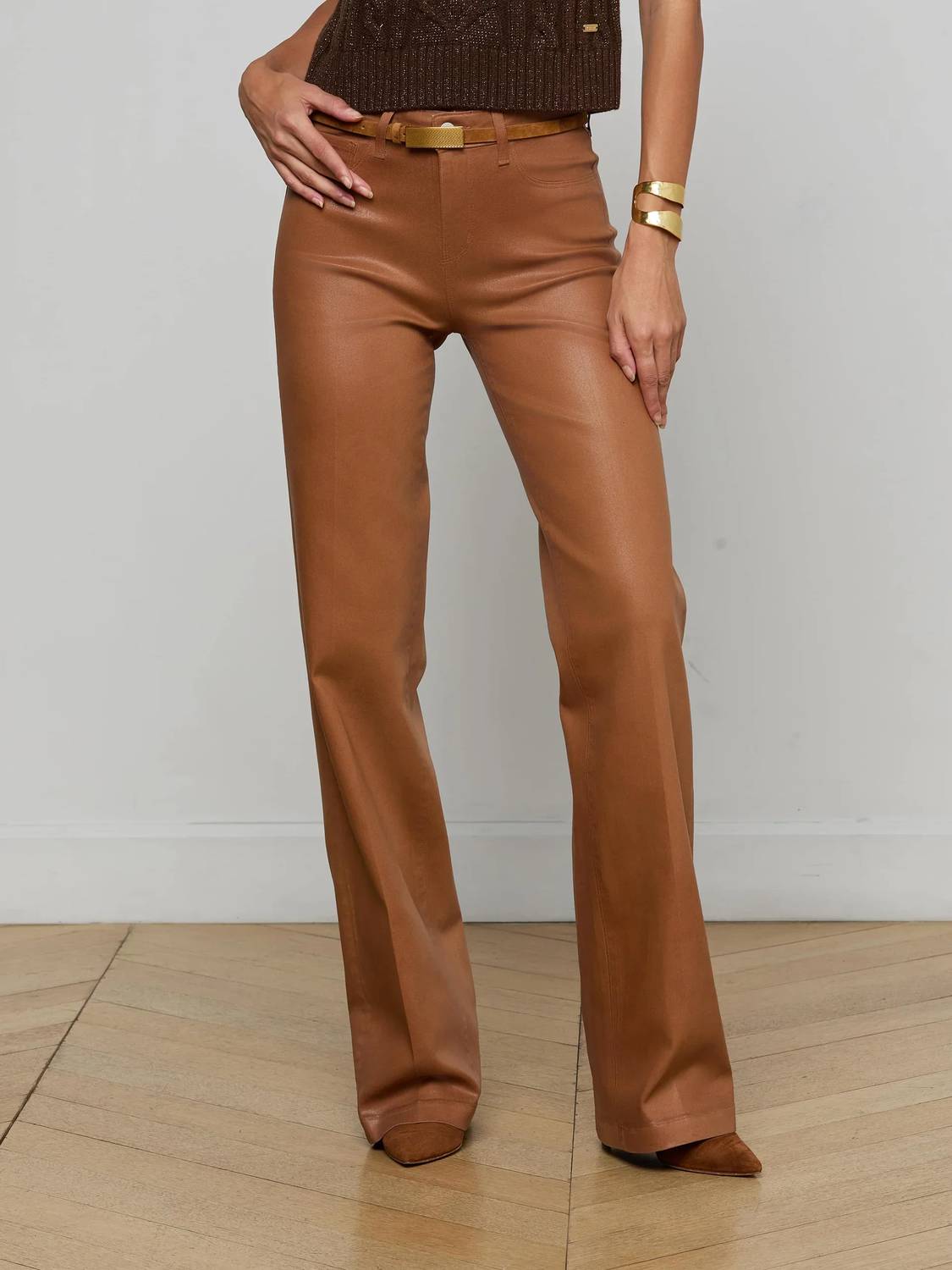 L'Agence - Clayton Wide Leg Jeans