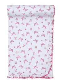 Kissy Kissy - Blooming Bows Baby Blanket