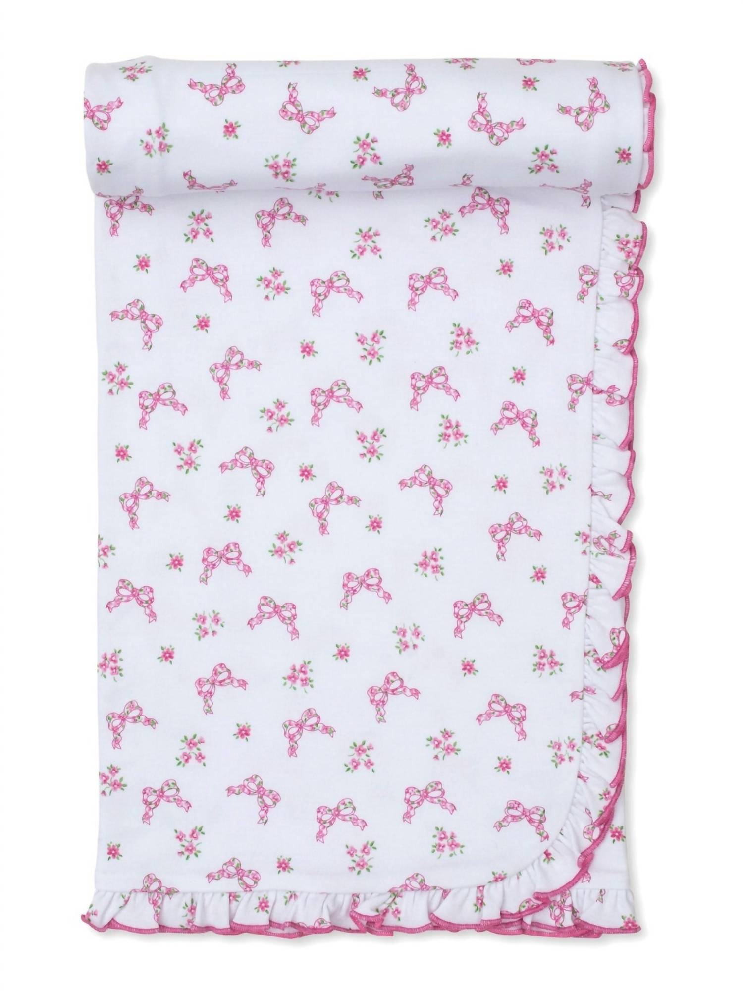 Kissy Kissy - Blooming Bows Baby Blanket