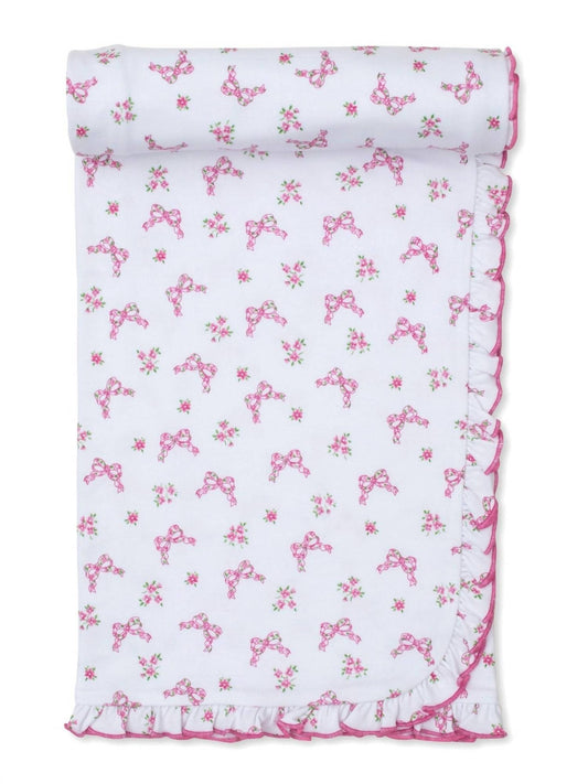 Kissy Kissy - Blooming Bows Baby Blanket