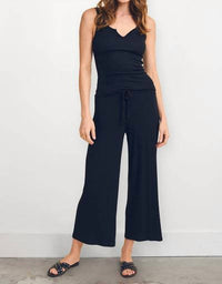 Lamade - Shirred Back Crop Culotte Pants