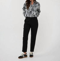 Esqualo - Women's City Print Blouse