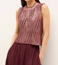 Marie Oliver - Mcguire Foiled Knit Top