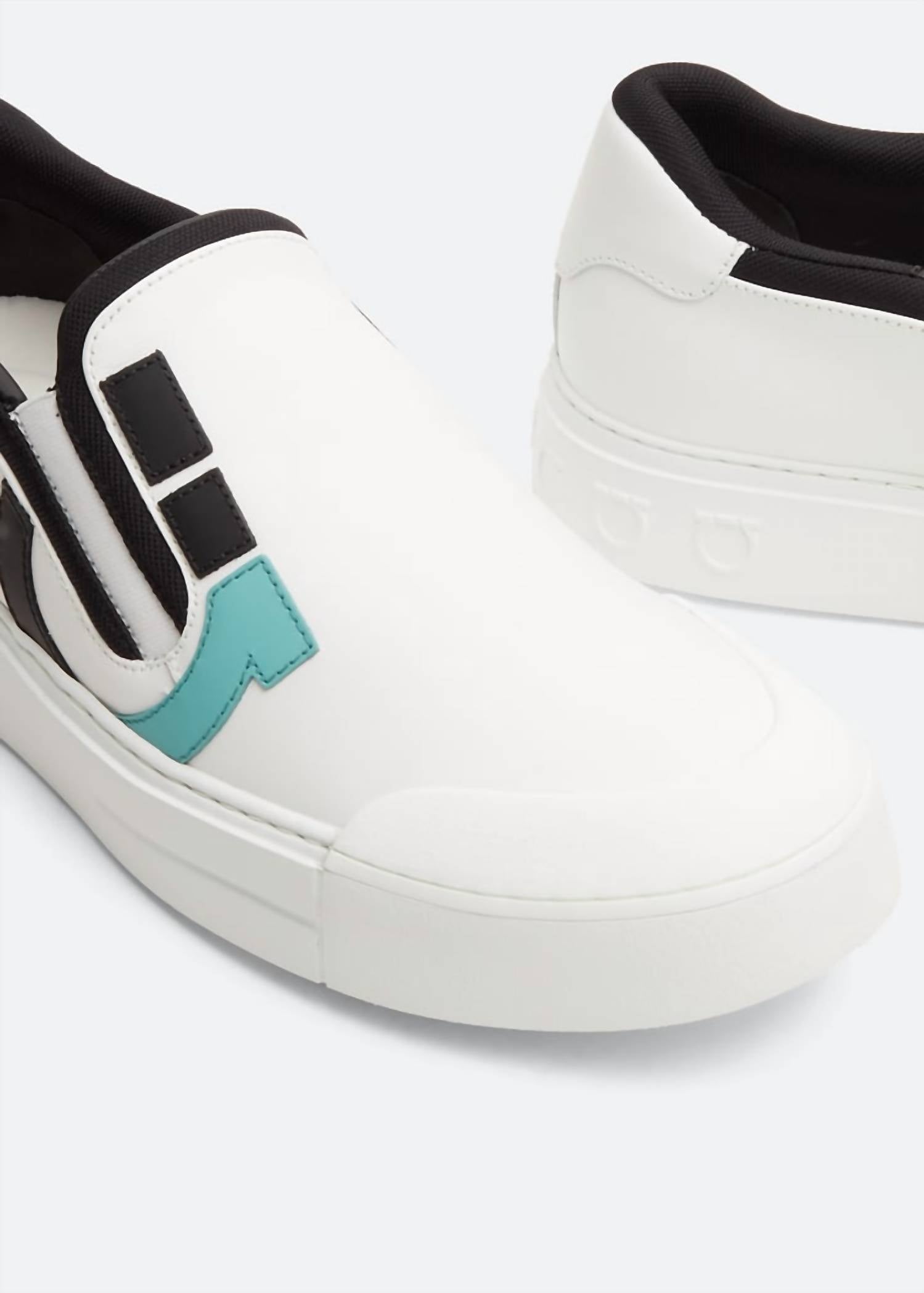 Salvatore Ferragamo - Men's Gancini Slip-on Sneakers