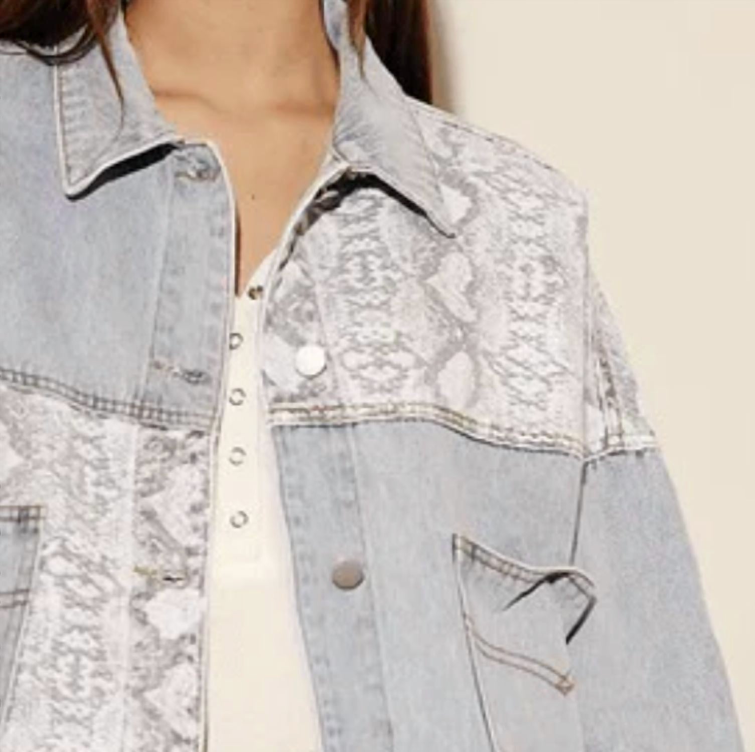 Miss Sparkling - Wild Side Denim Jacket